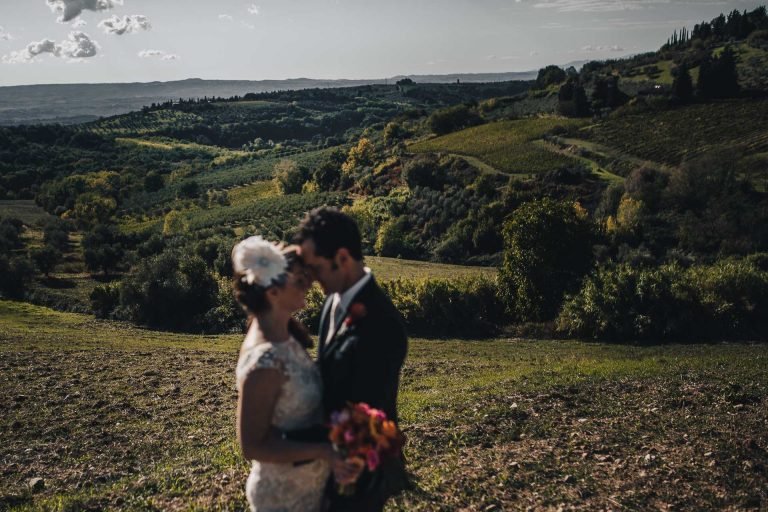 Elopement in Chianti region Tuscany