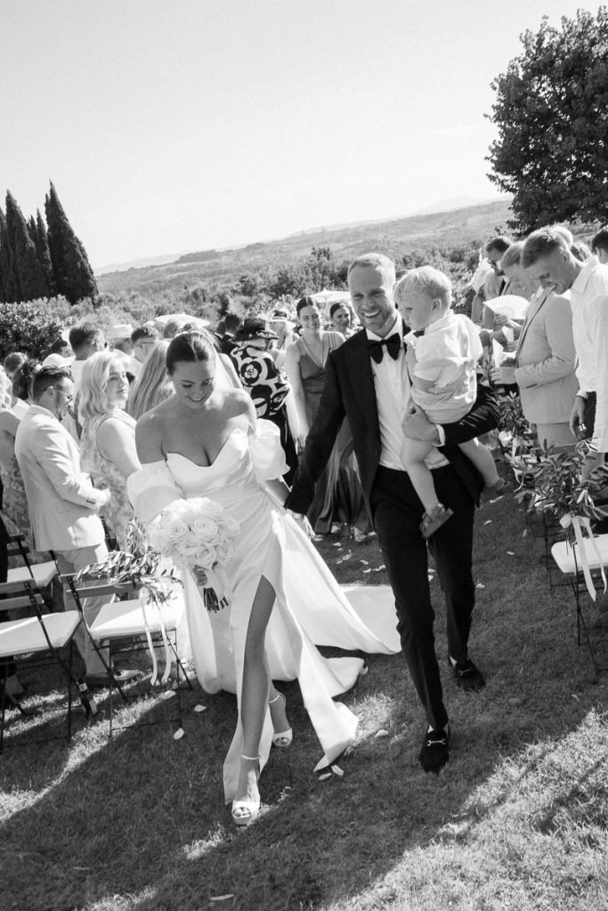 Destination wedding at Villa Catignano