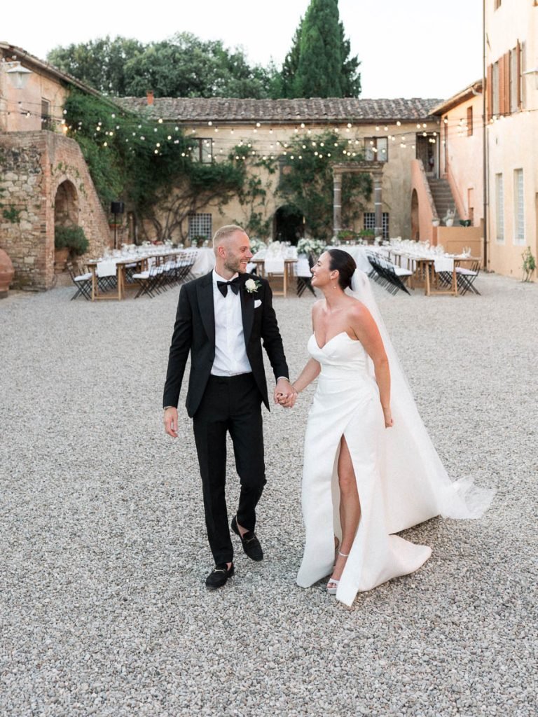 Destination wedding at Villa Catignano