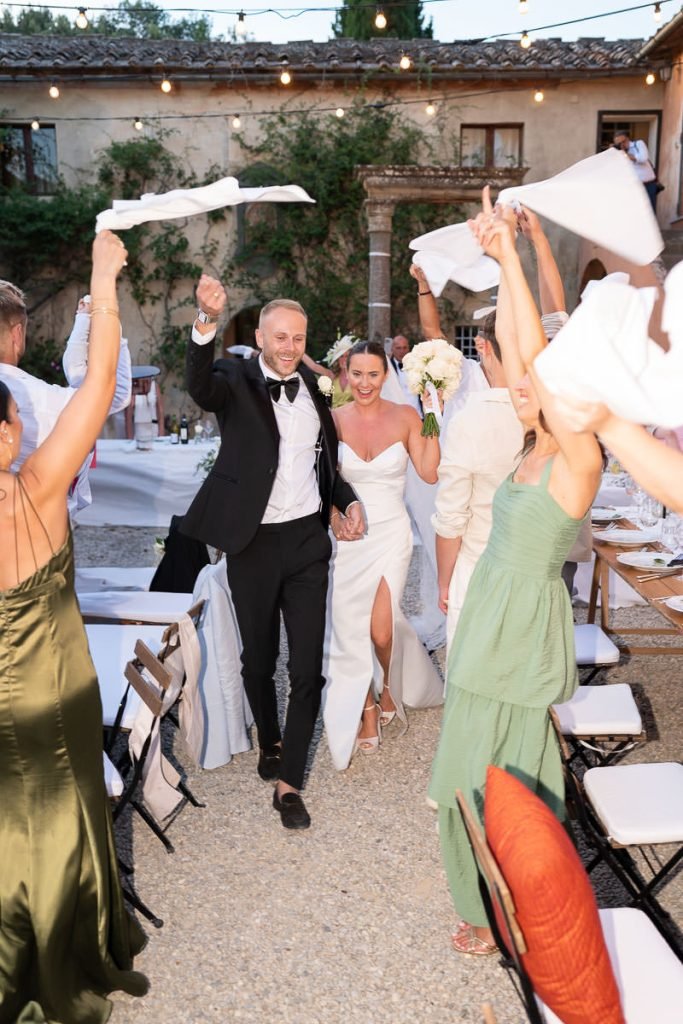 Destination wedding at Villa Catignano